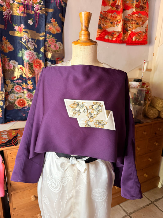 Top tunique 4en 1 kimono japonais en soie Neuf