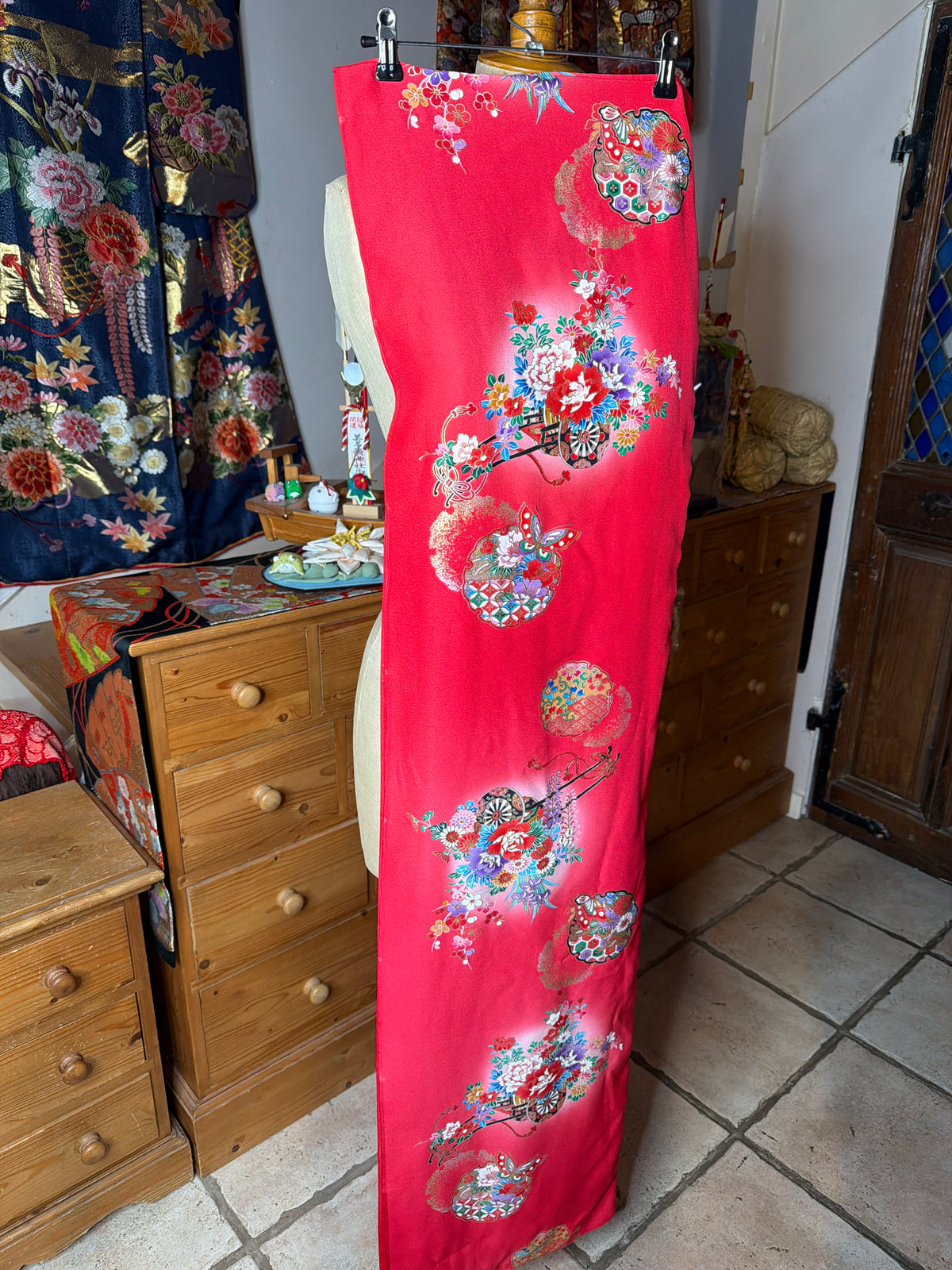 Top tunique 3 en 1 kimono enfant japonais en soie