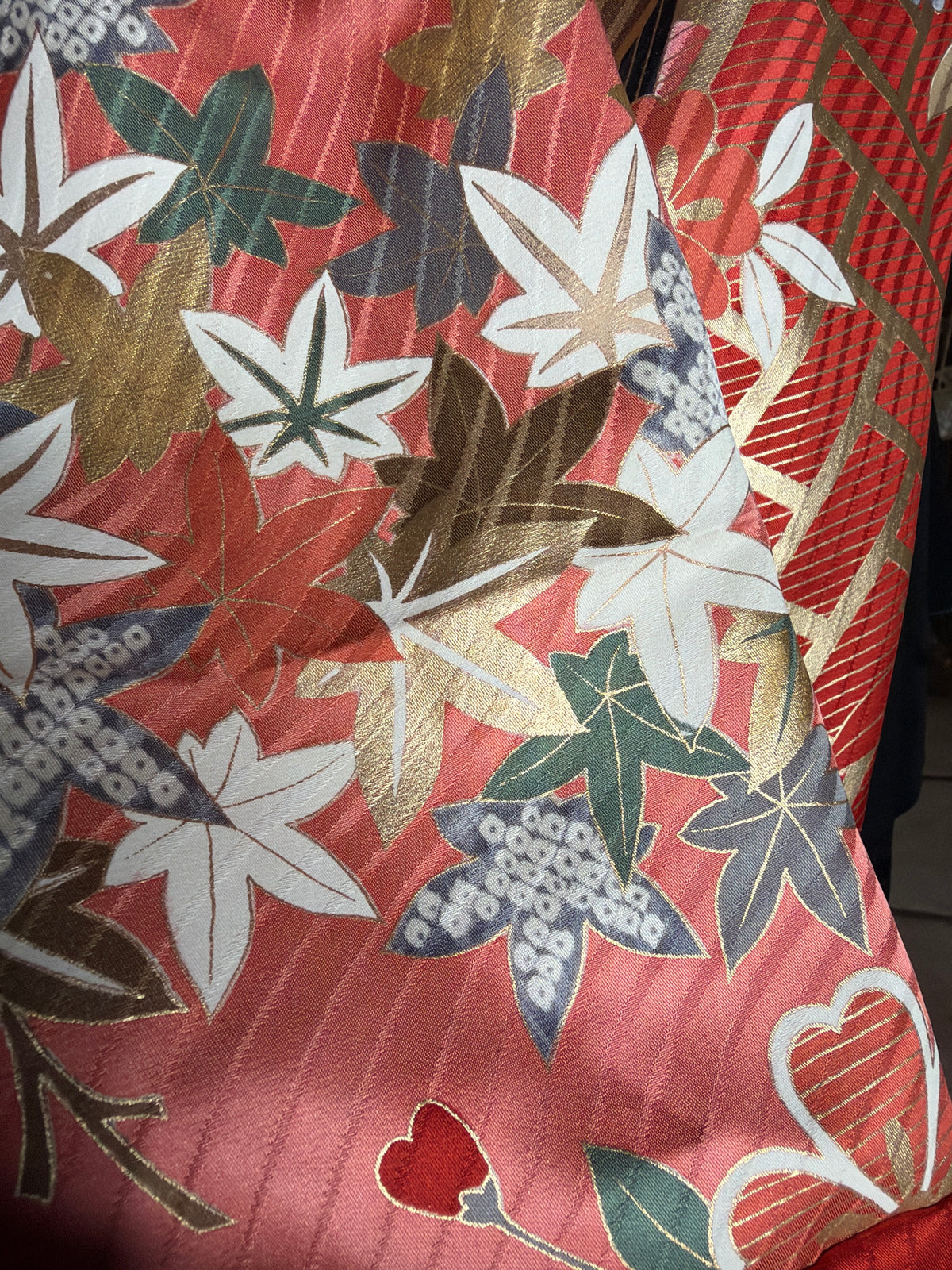 Tour de cou snood furisode kimono japonais en soie