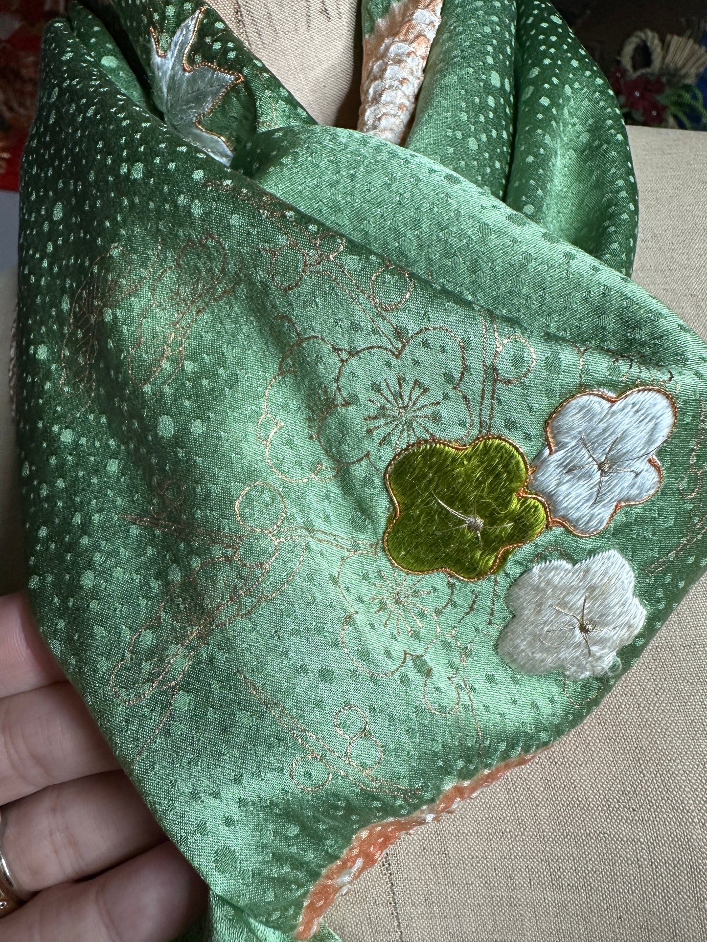 Snood tour de cou kimono Japonais en soie