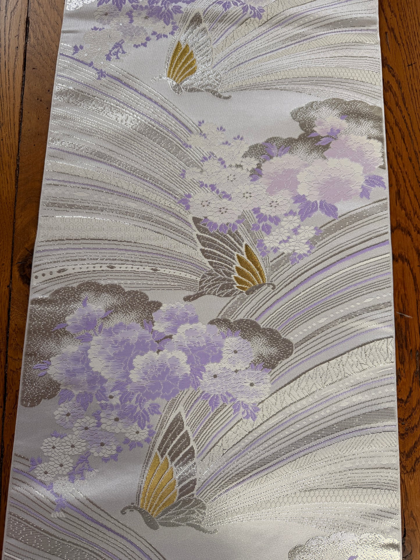 Chemin de table Obi kimono japonais