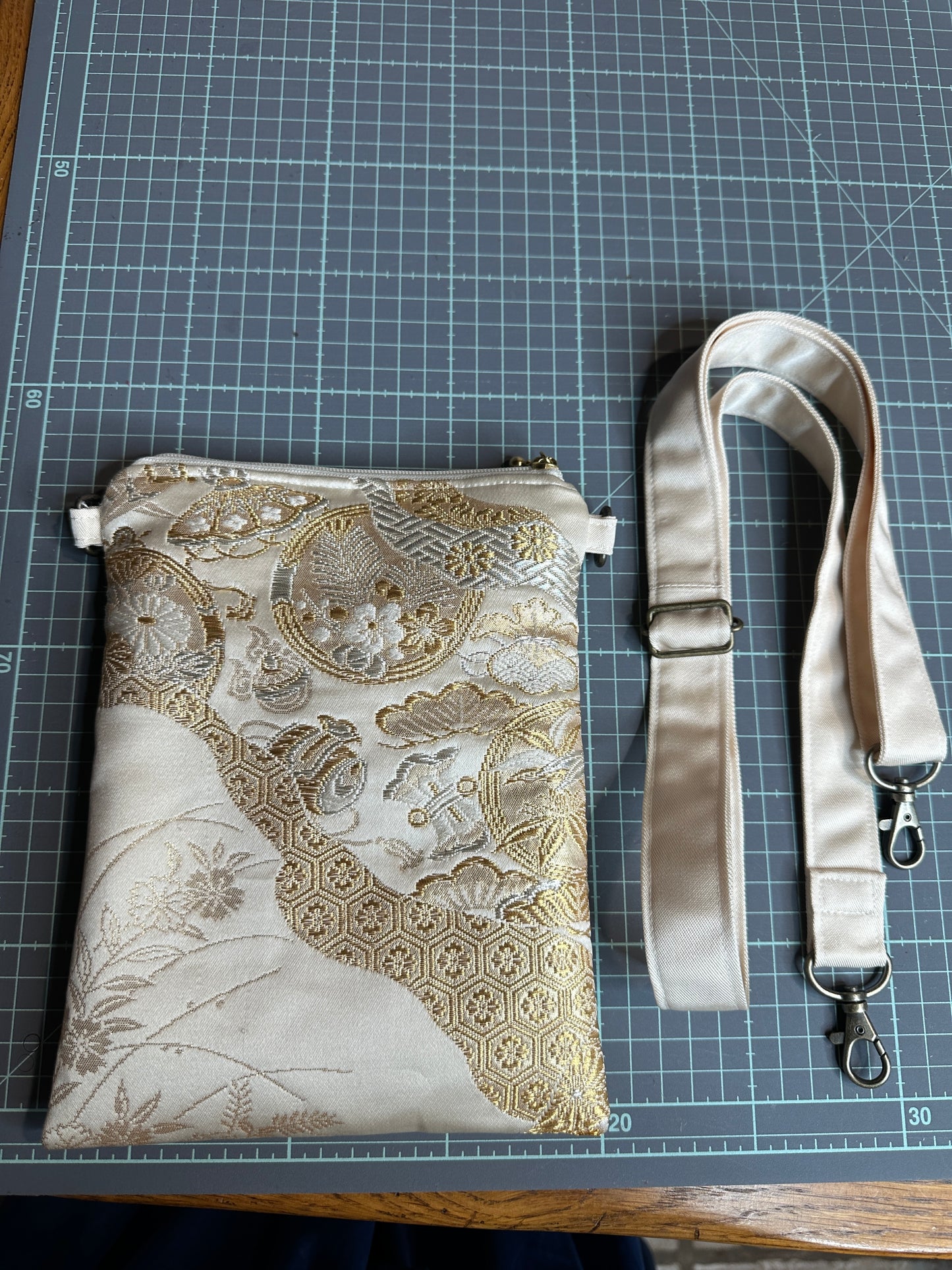 Sac bandoulière Obi kimono japonais en soie