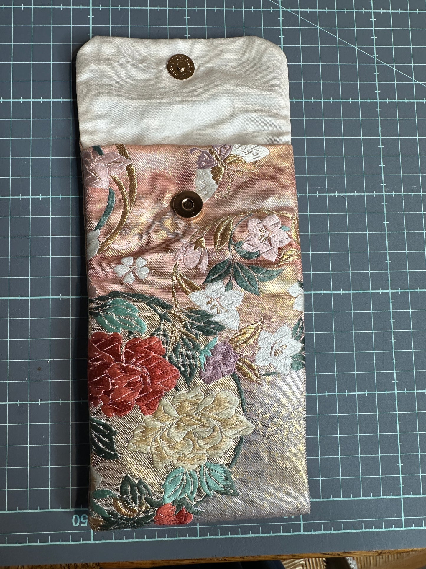 Pochette étui Obi kimono japonais