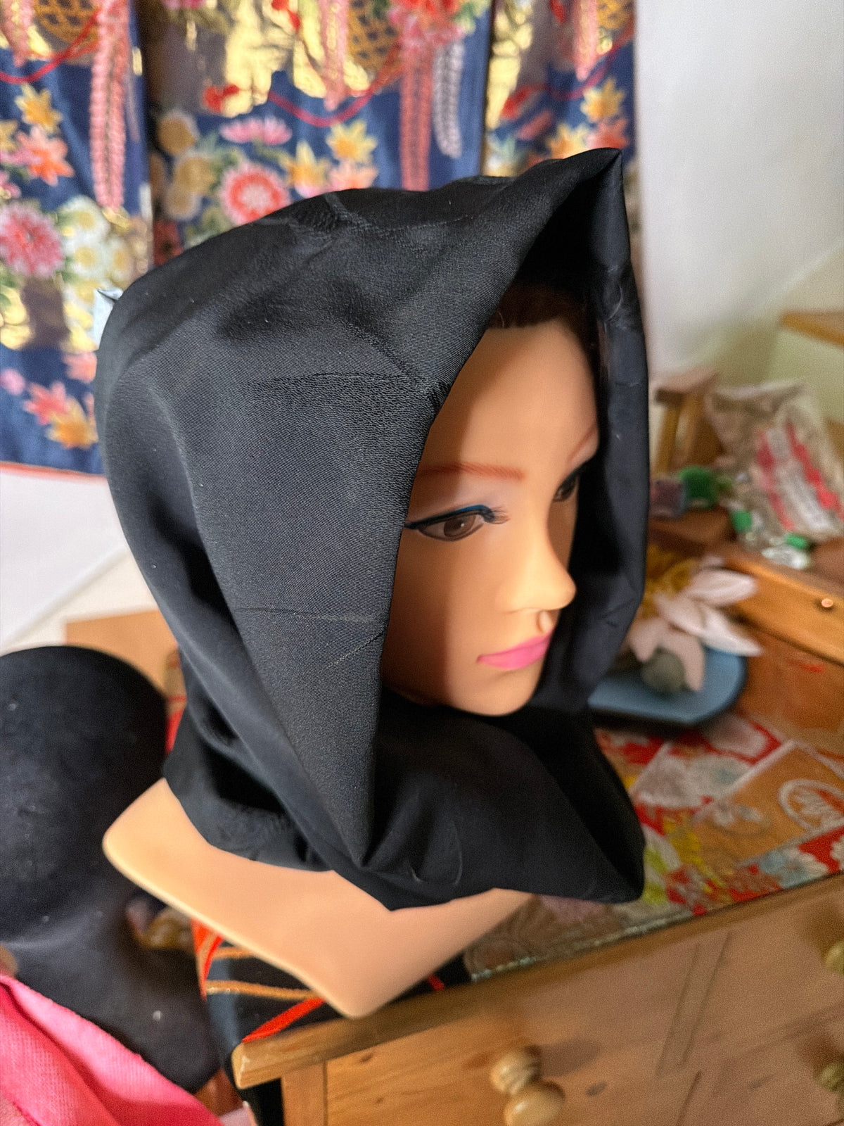 Tour de cou foulard kimono japonais en soie