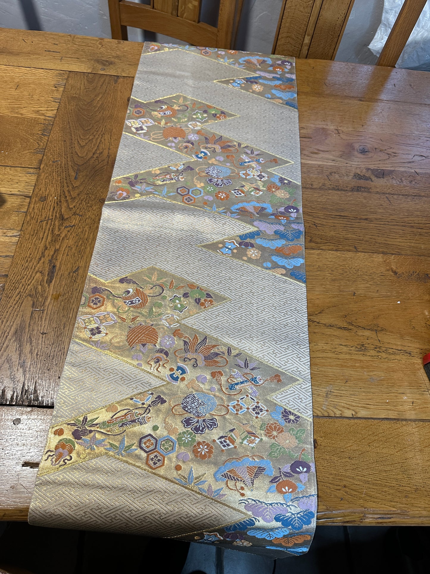 Chemin de table Obi kimono japonais Neuf