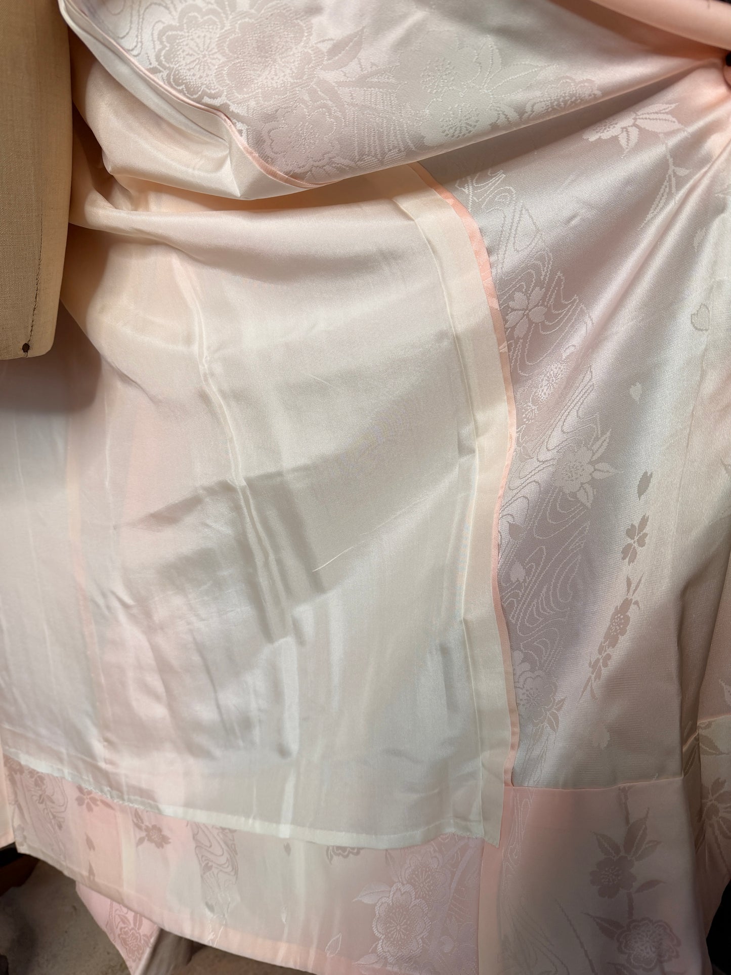 Jyuban sous vêtement de kimono furisode japonais en soie Neuf