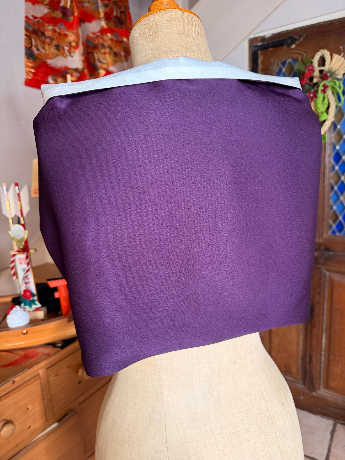 Châle foulard kimono japonais en soie