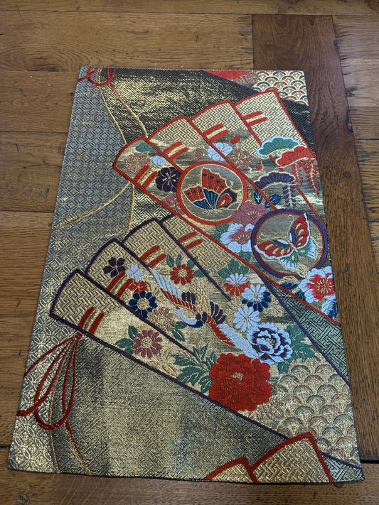 Set de table Obi en soie kimono japonais