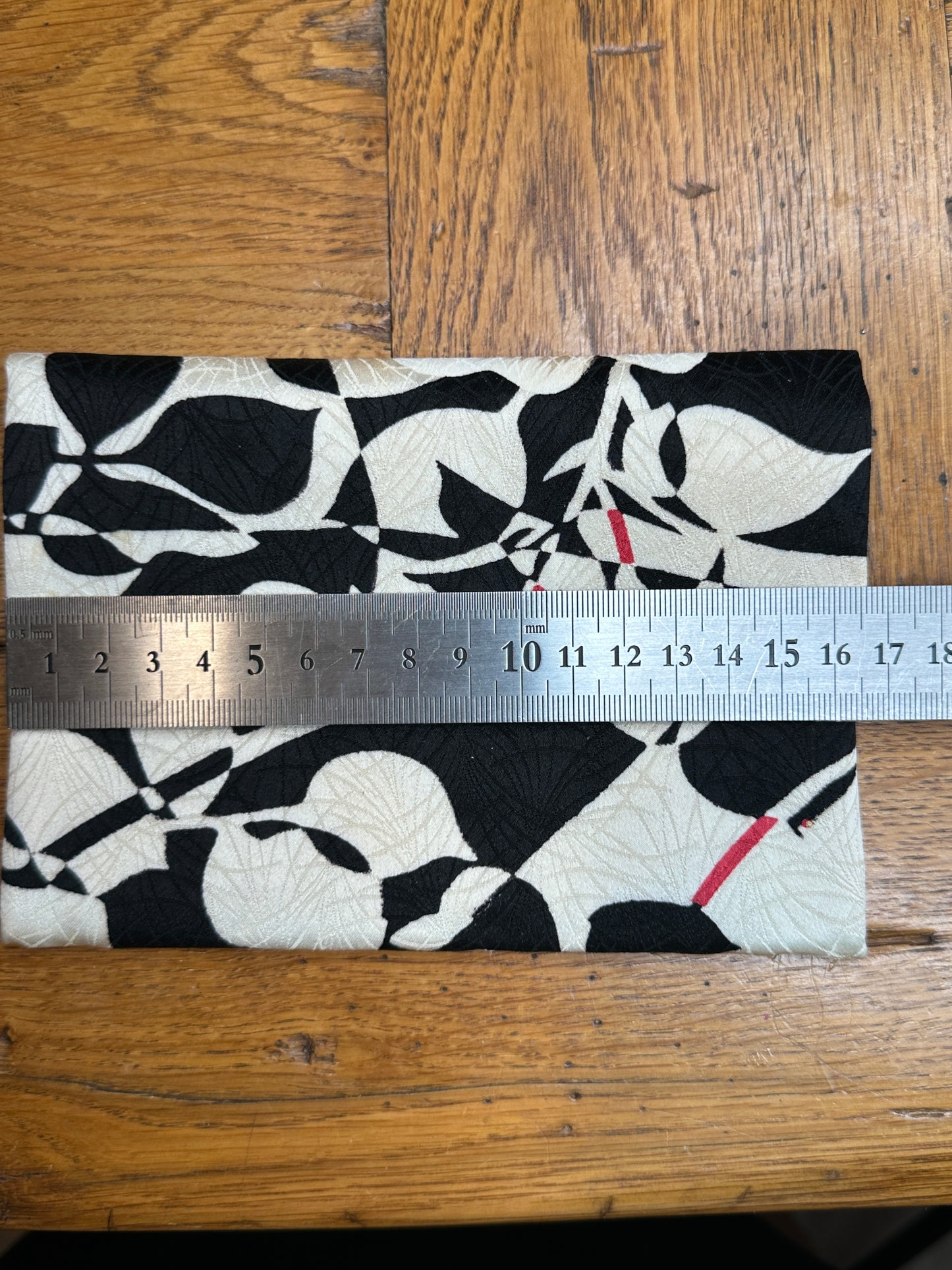 Pochette 2 compartiments kimono japonais en soie