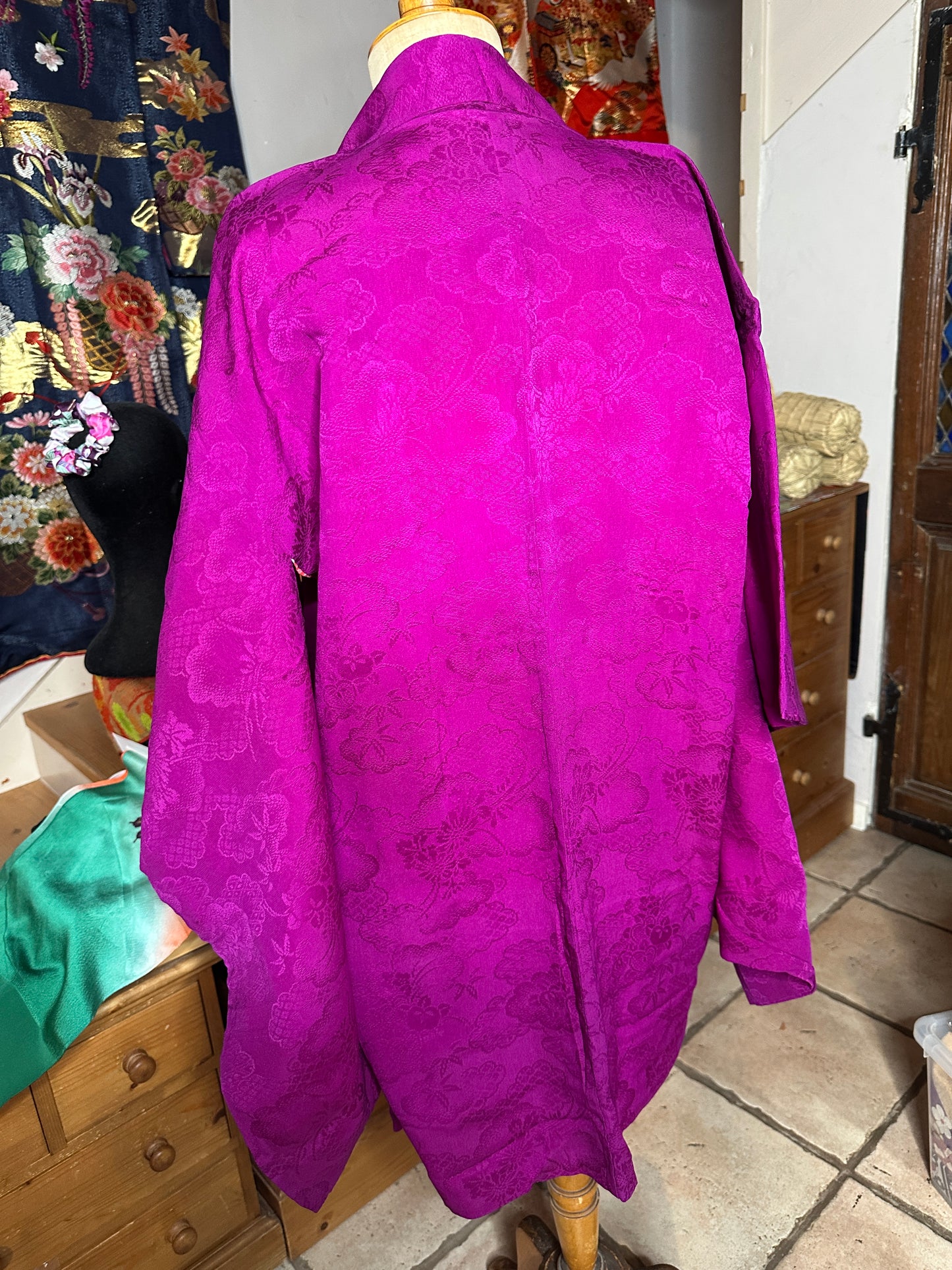 Haori veste de kimono japonais en soie