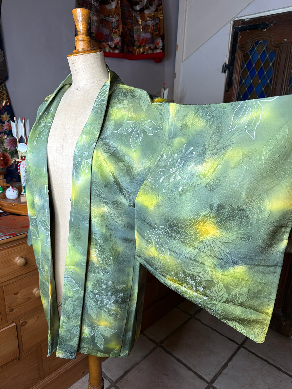 Haori veste de kimono japonais en soie  Neuf