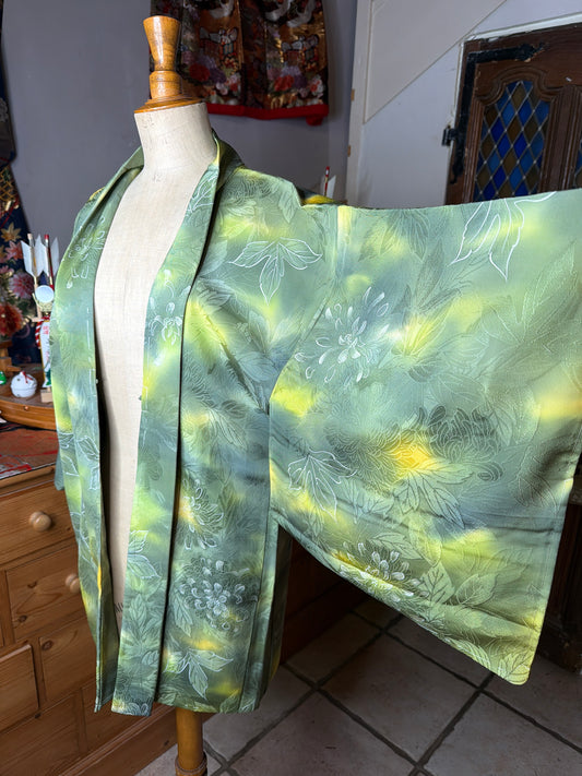 Haori veste de kimono japonais en soie  Neuf