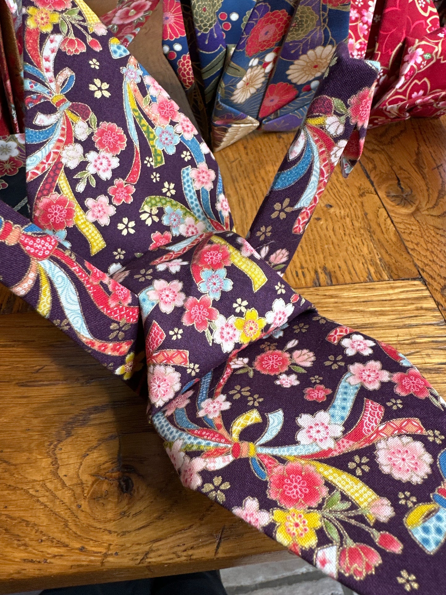 Grue oiseau japonais en coton