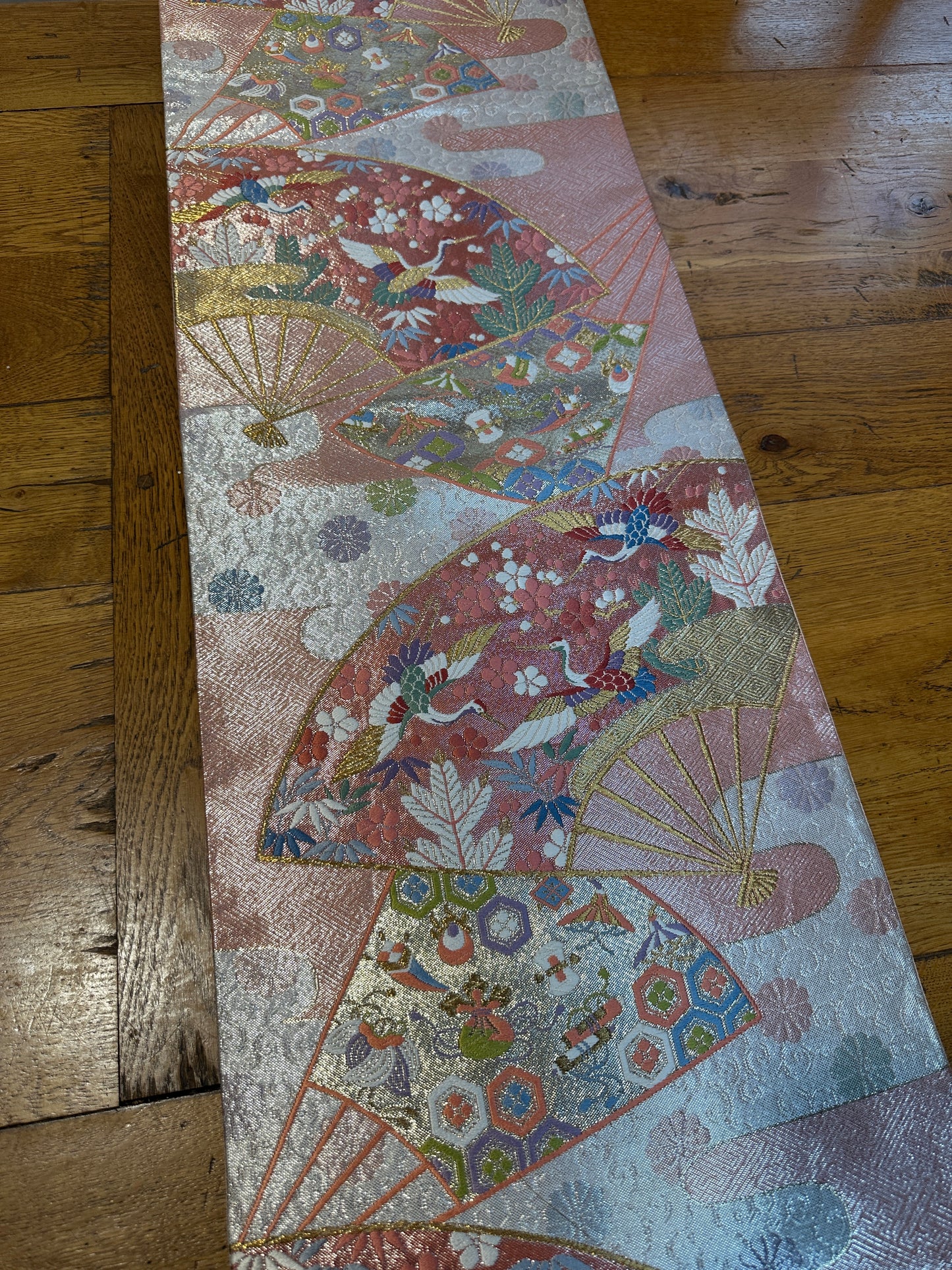 Chemin de table Obi japonais kimono en soie Neuf