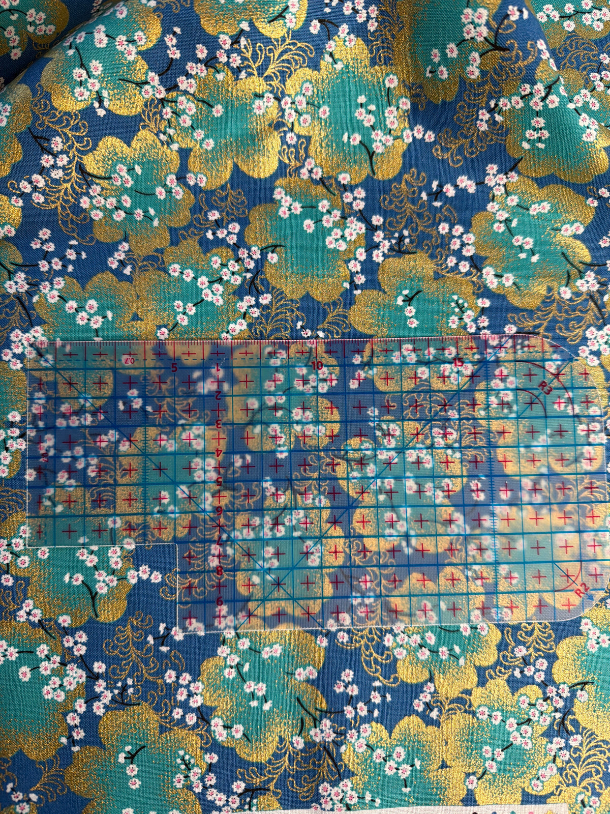 Tissu japonais en coton fleur de cerisier japonaise