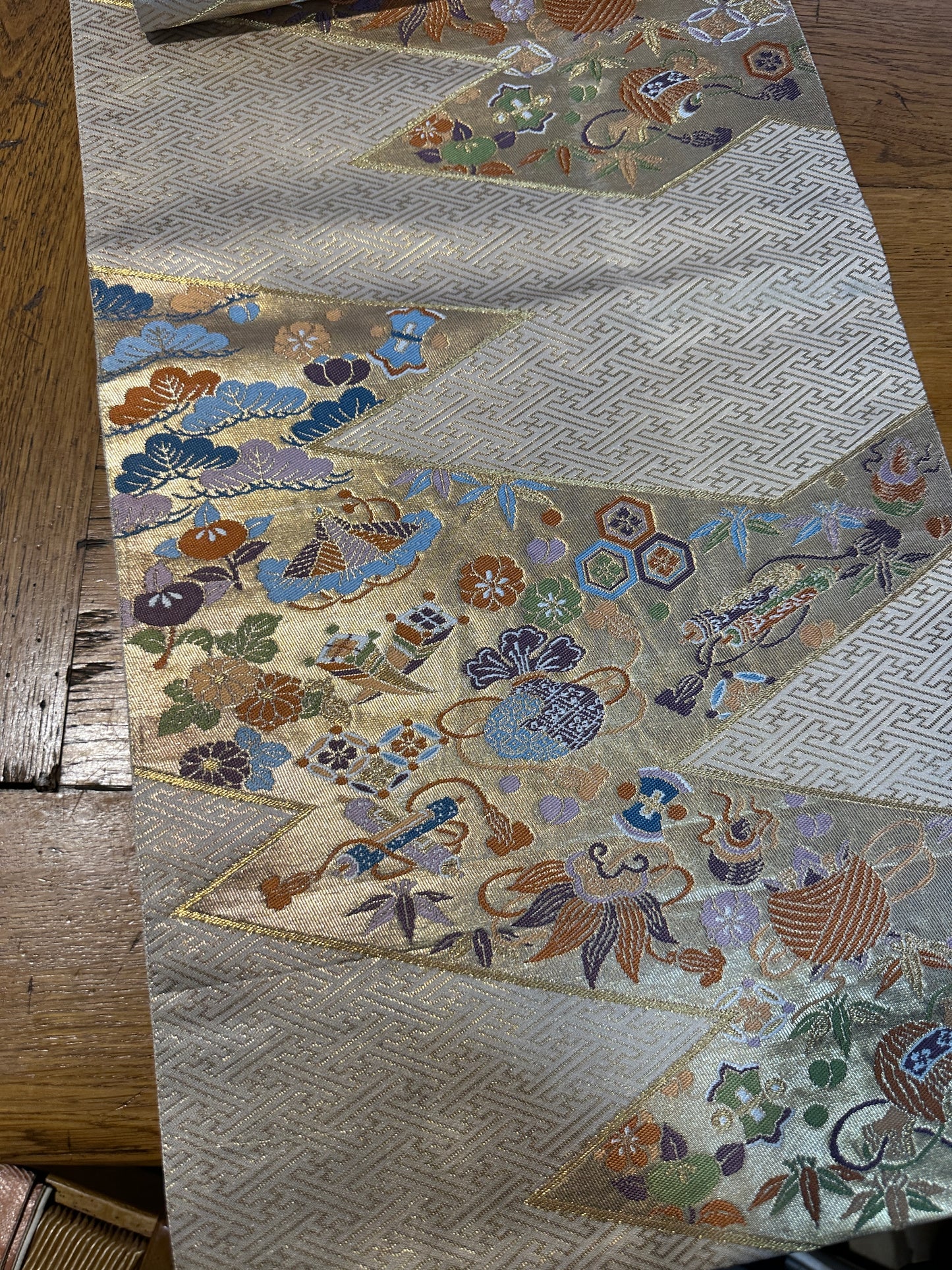 Chemin de table Obi kimono japonais Neuf