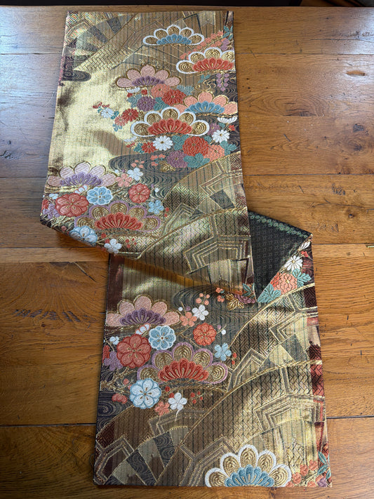 Chemin de table Obi kimono japonais
