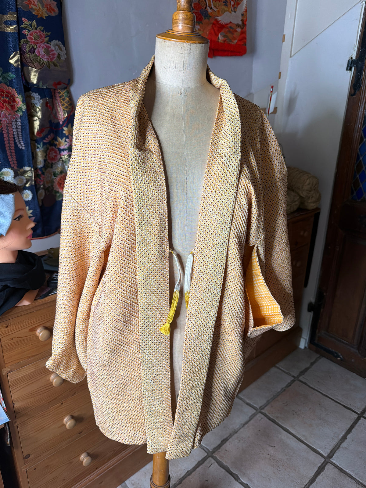 Haori veste de kimono en soie Neuf