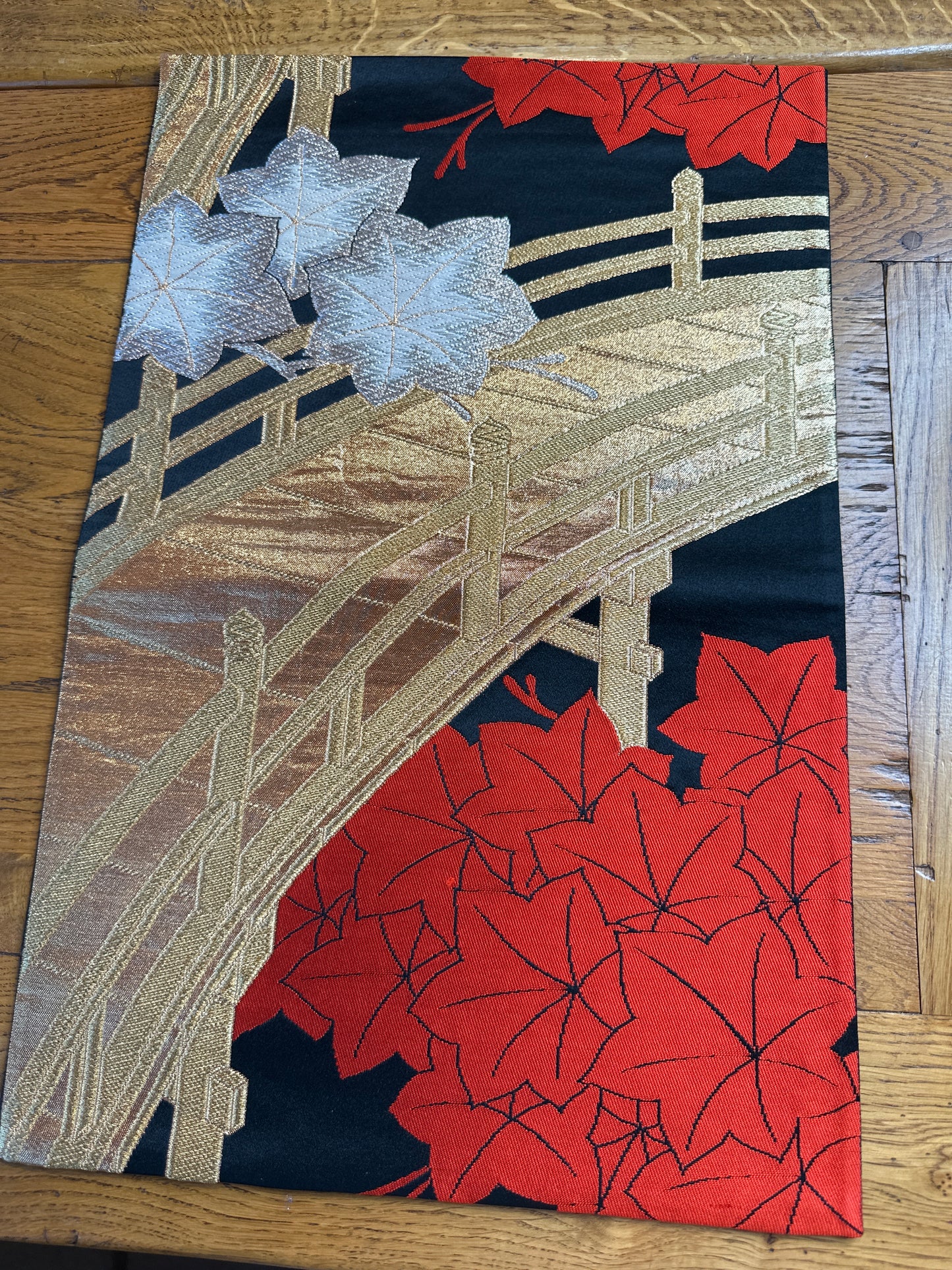 Set de table Obi japonais en soie Neuf