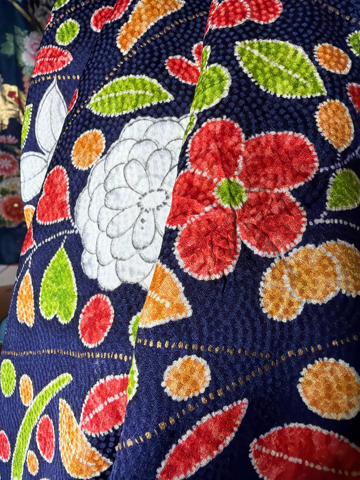 Foulard kimono japonais en soie