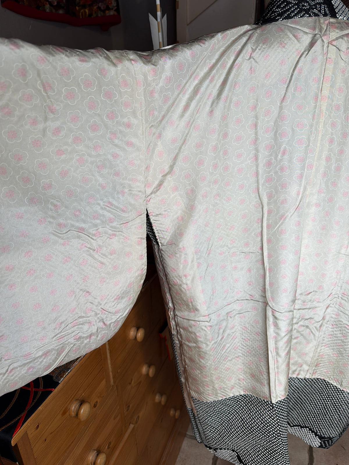 Haori veste de kimono japonais en soie Shibori