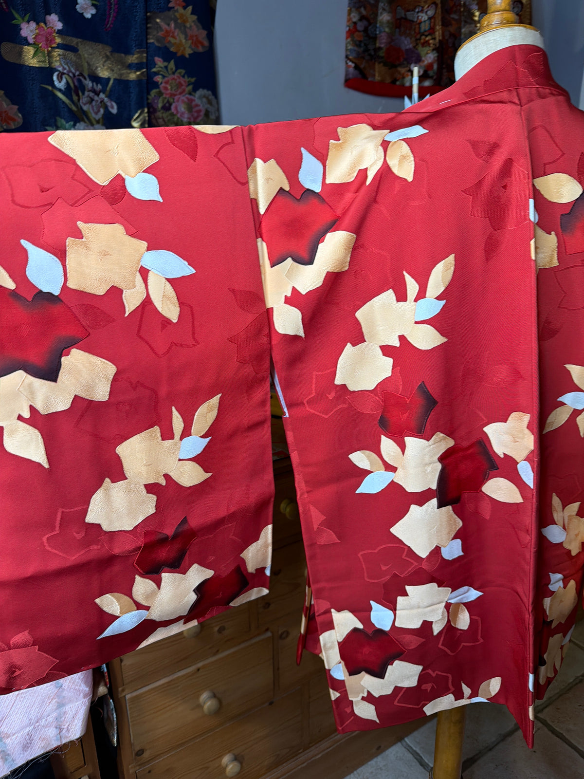 Haori veste de kimono japonais en soie Neuf