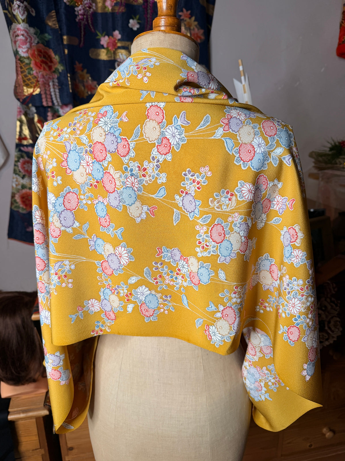 Top tunique kimono en soie 3 en 1