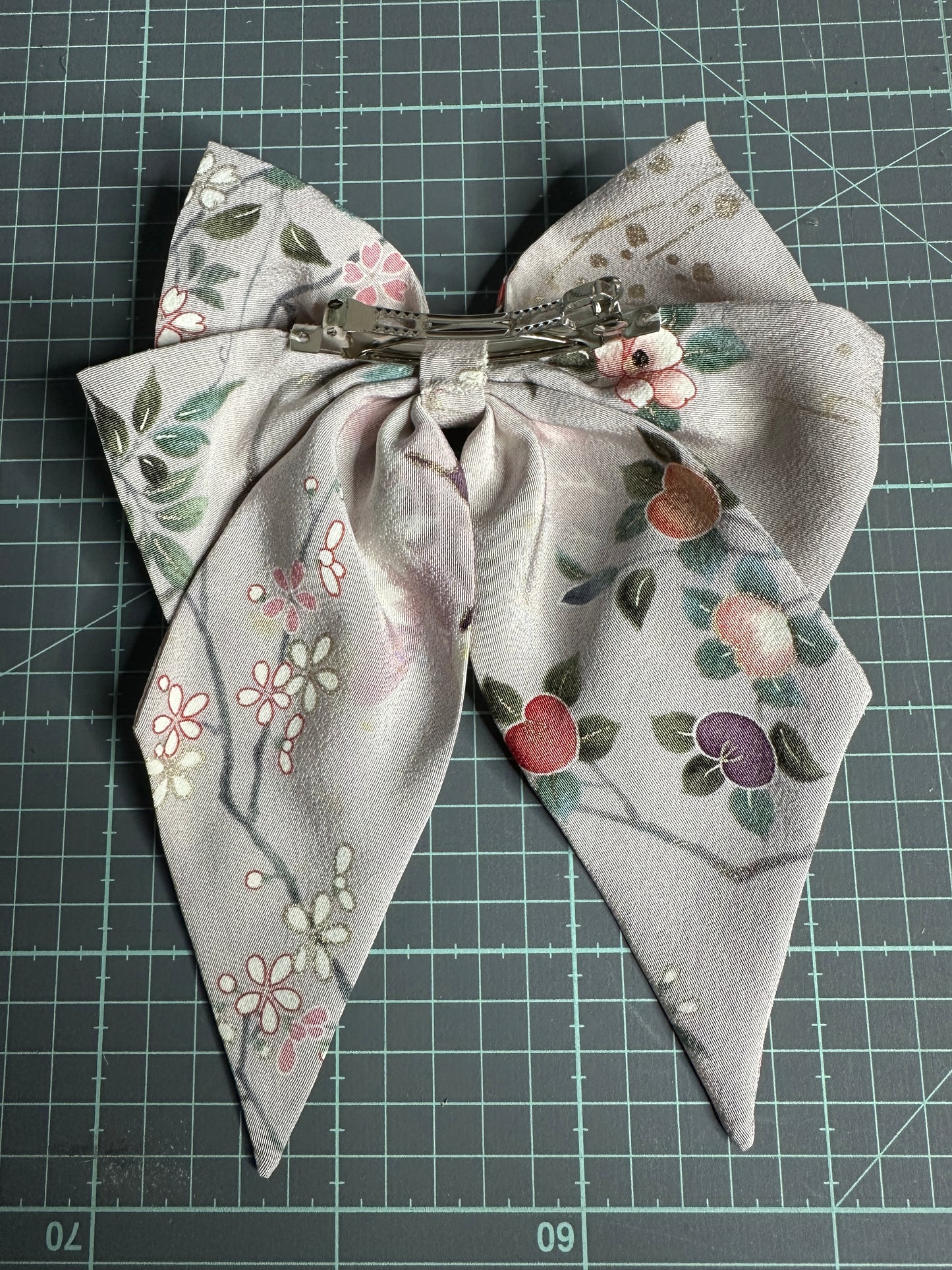 Barette pour les cheveux kimono japonais en soie