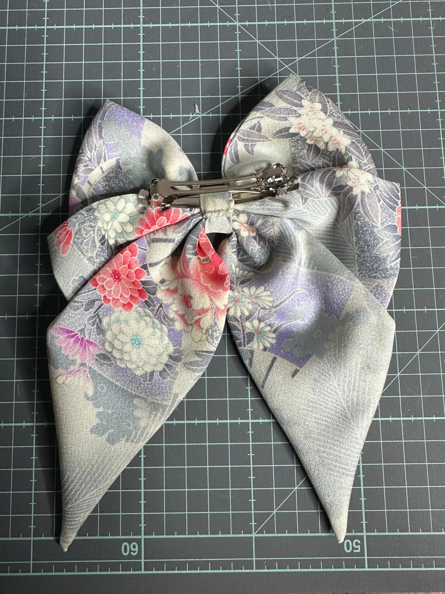 Barette pour les cheveux kimono japonais en soie