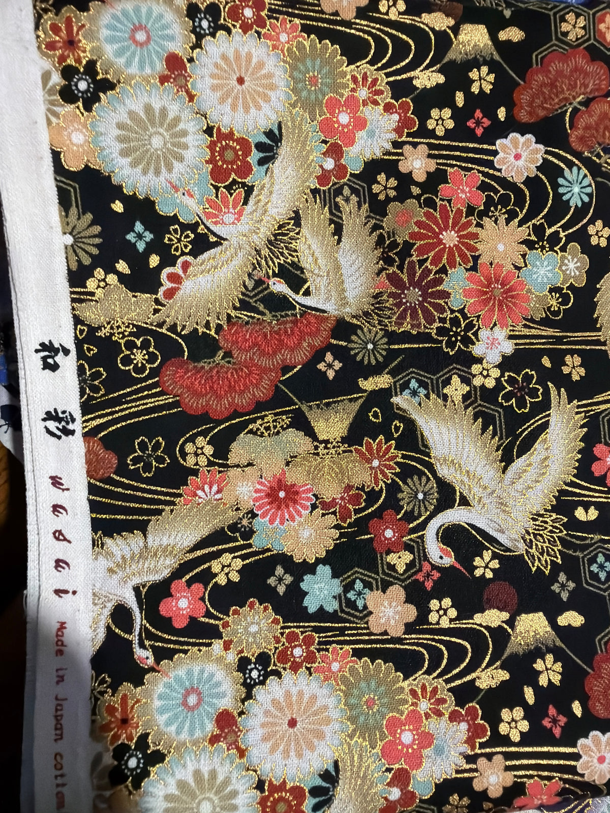 Tissu japonais 和彩　wasai made in Japan 3 couleurs disponibles
