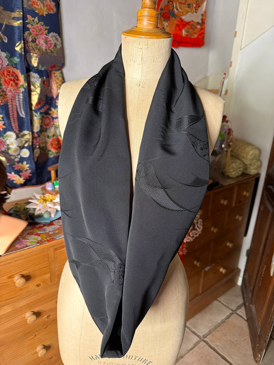 Tour de cou foulard kimono japonais en soie