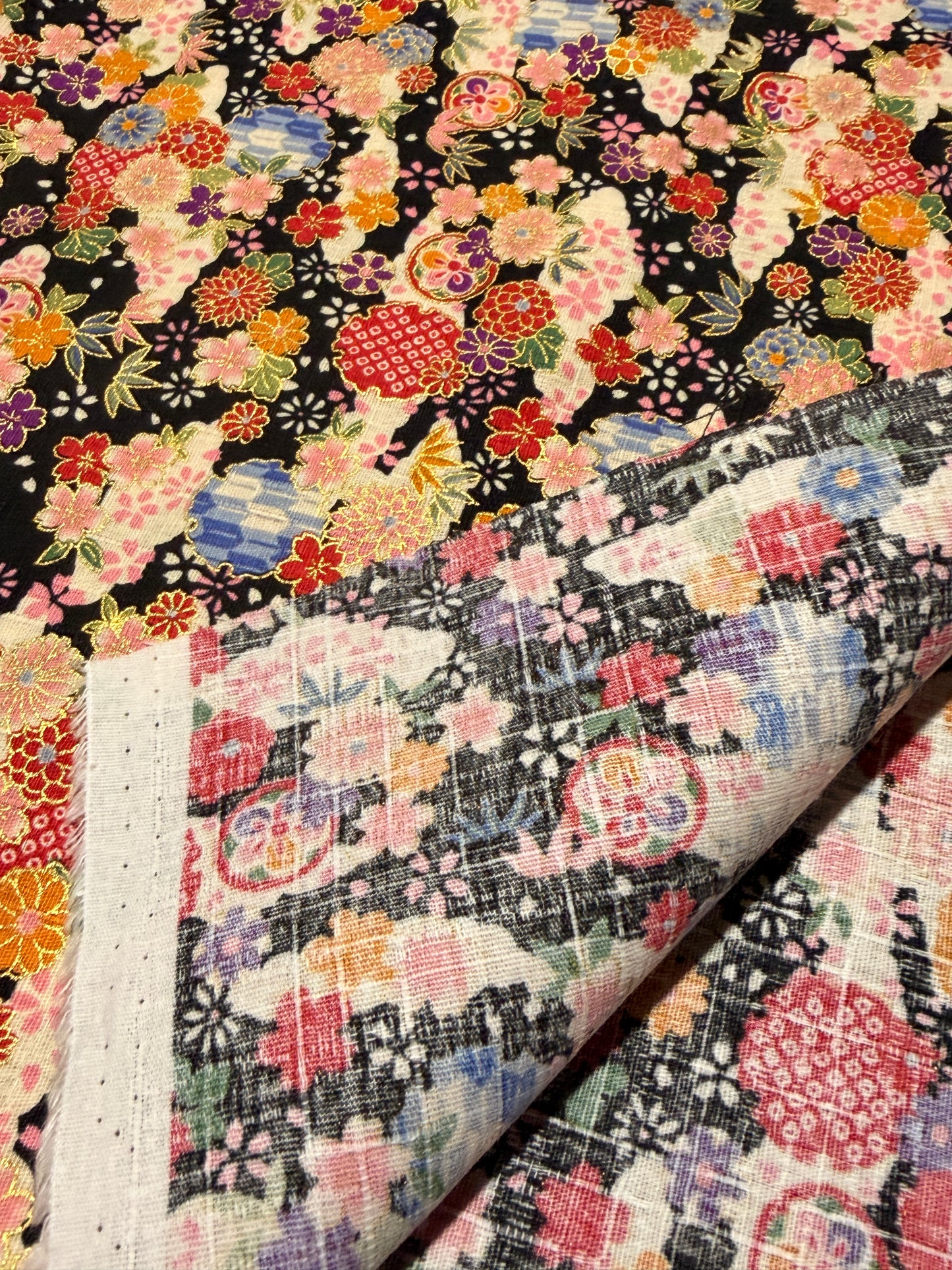 Tissu japonais en coton made in Japan