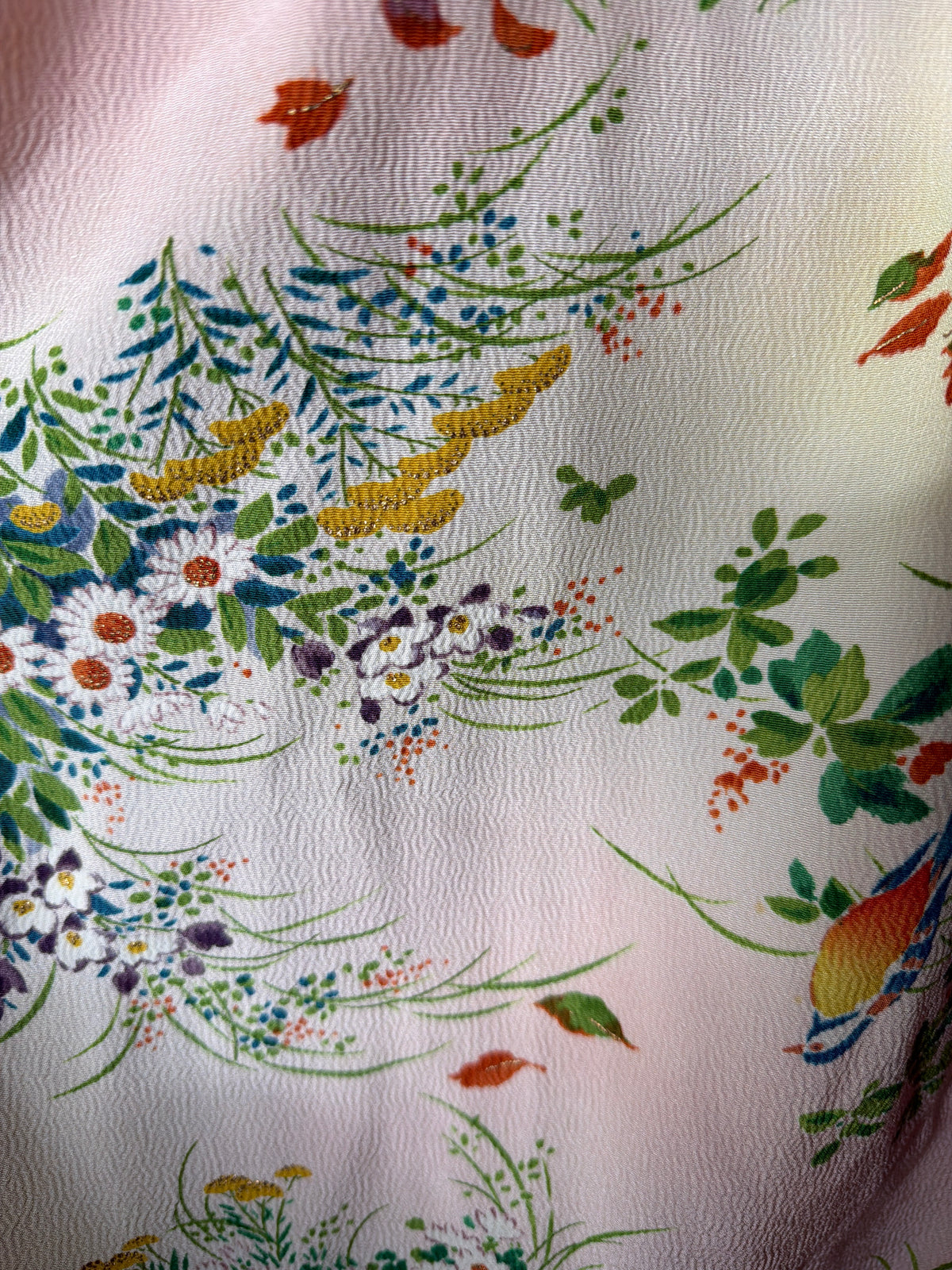 Foulard kimono japonais en soie