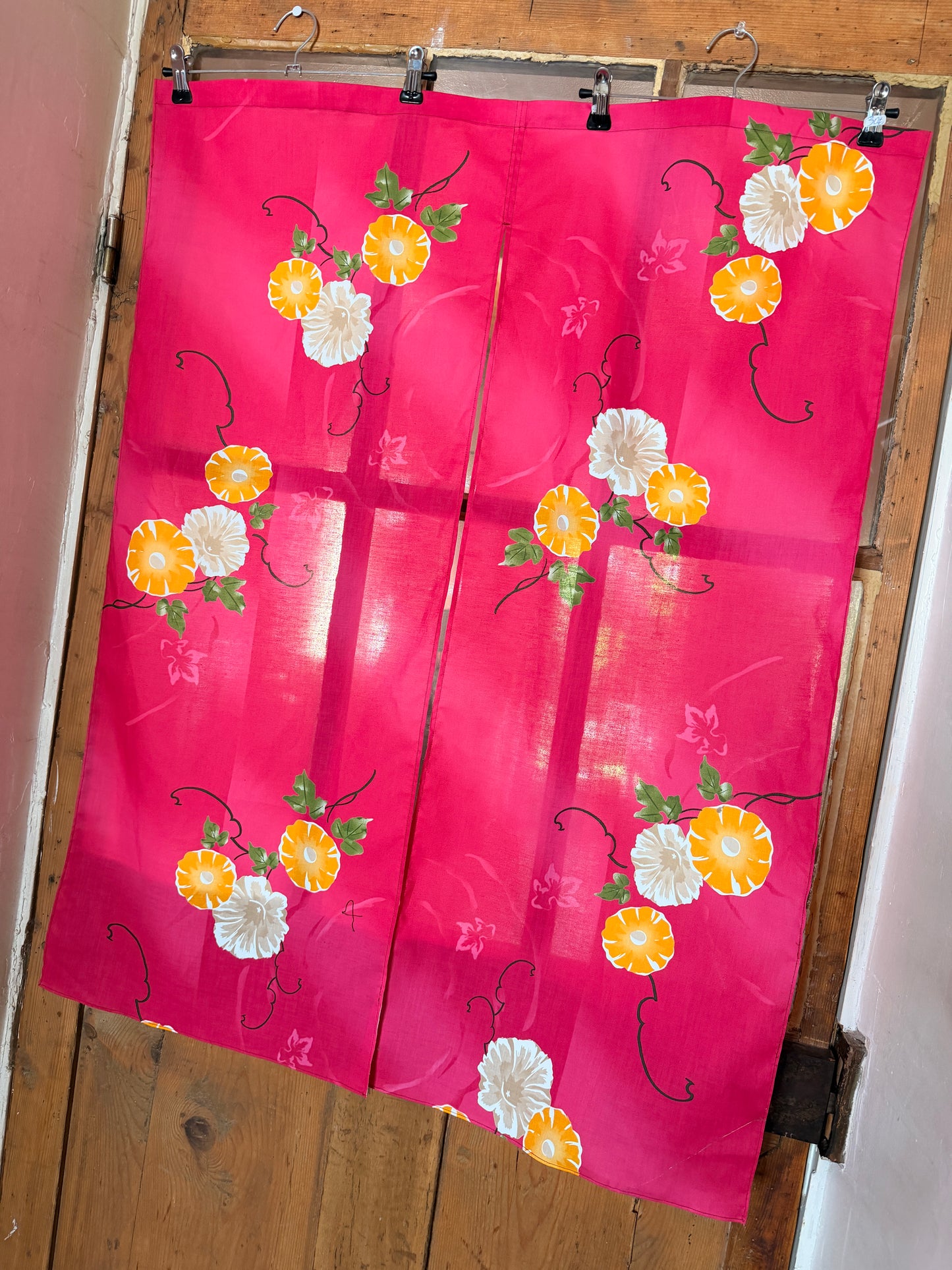 Noren japonais en coton Yukata 95cmx75cm(36,5cmx2)