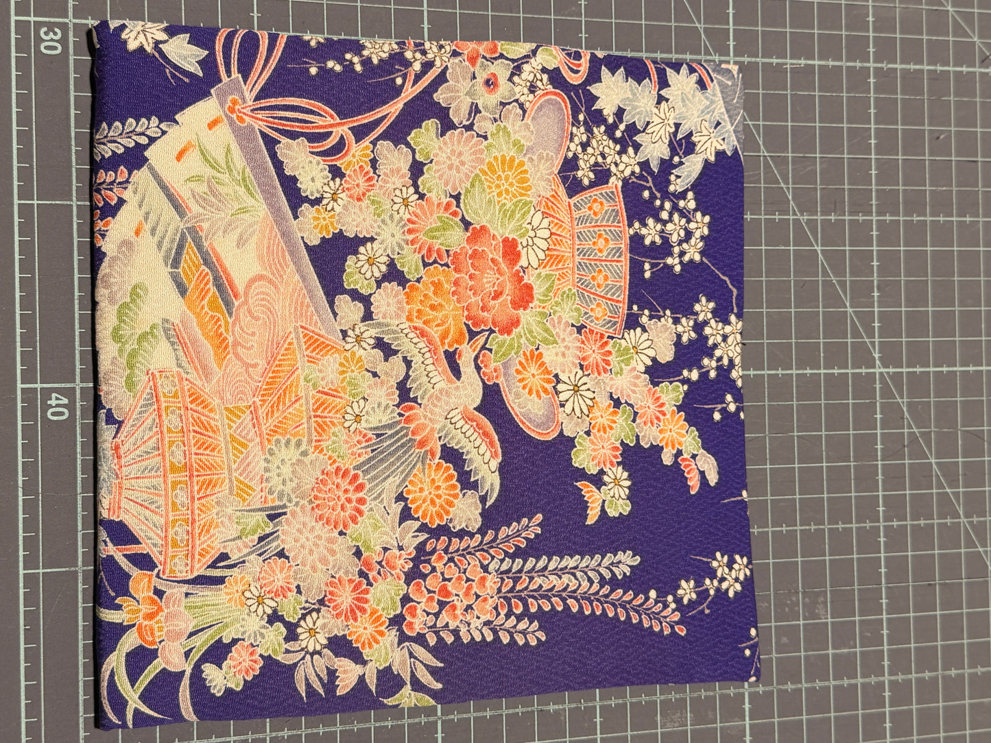 Pochette chéquier kimono japonais en soie