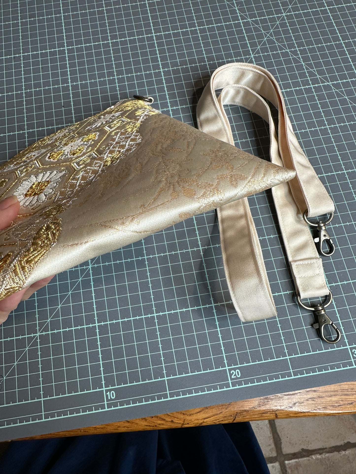 Sac bandoulière Obi kimono japonais en soie