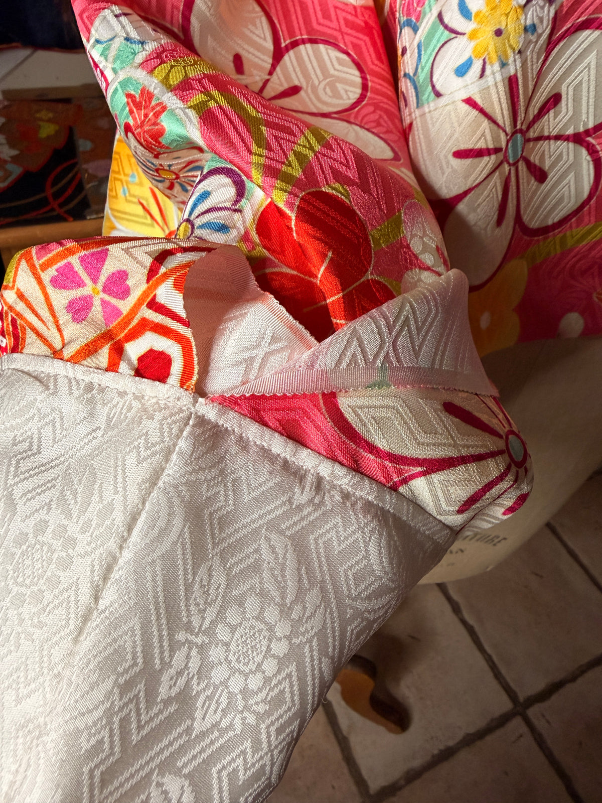 Top tunique 3 en 1 furisode kimono japonais