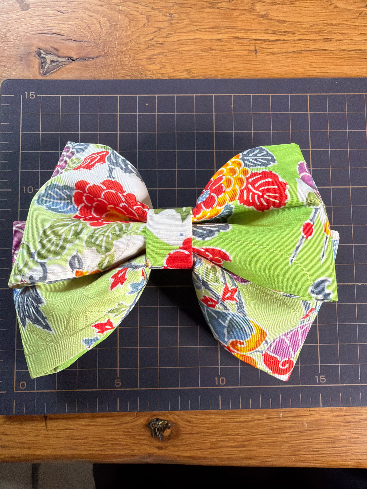 Barette japonaise kimono en soie