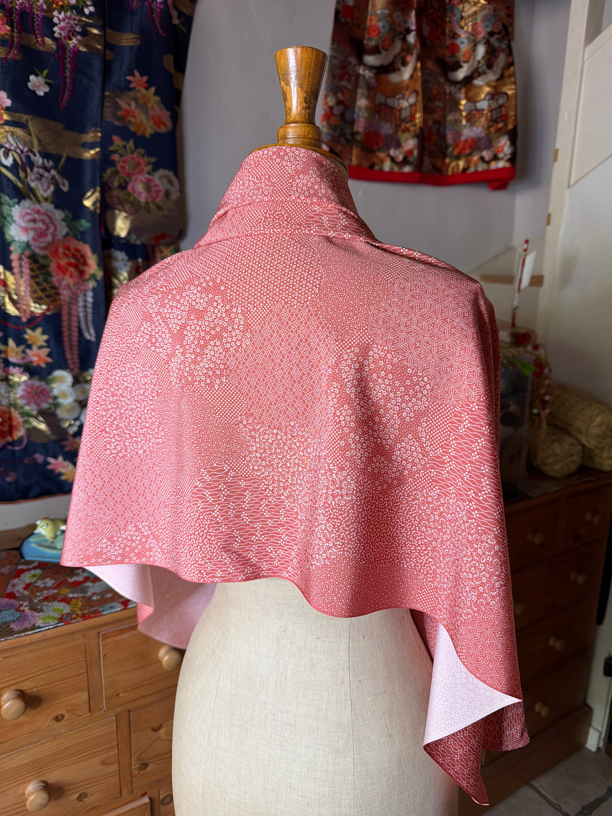 Top tunique 3 en 1 kimono japonais en soie