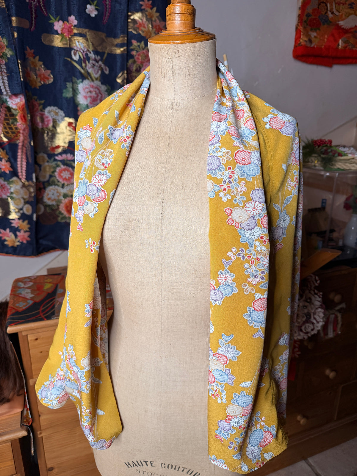 Top tunique kimono en soie 3 en 1