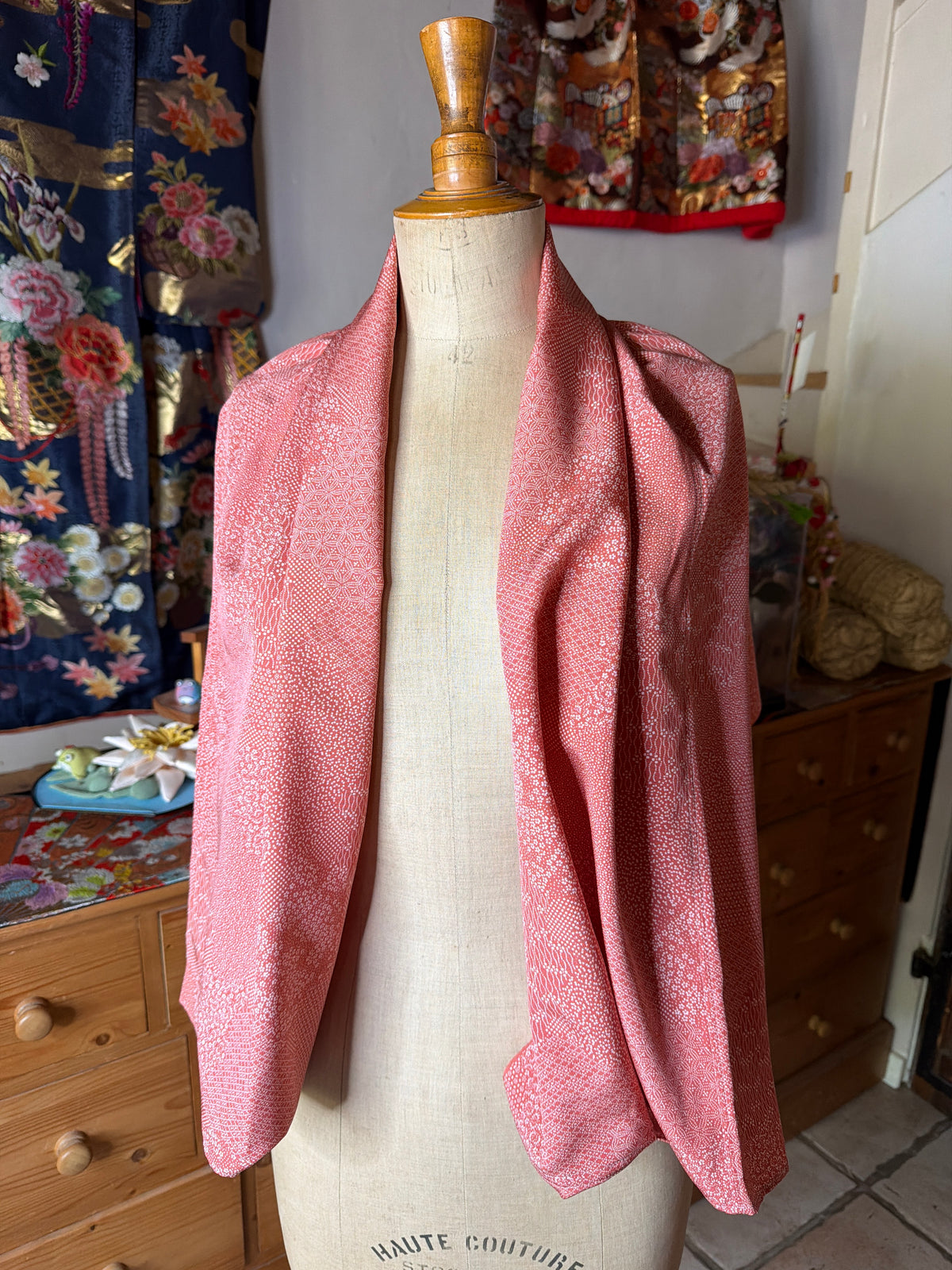 Top tunique 3 en 1 kimono japonais en soie