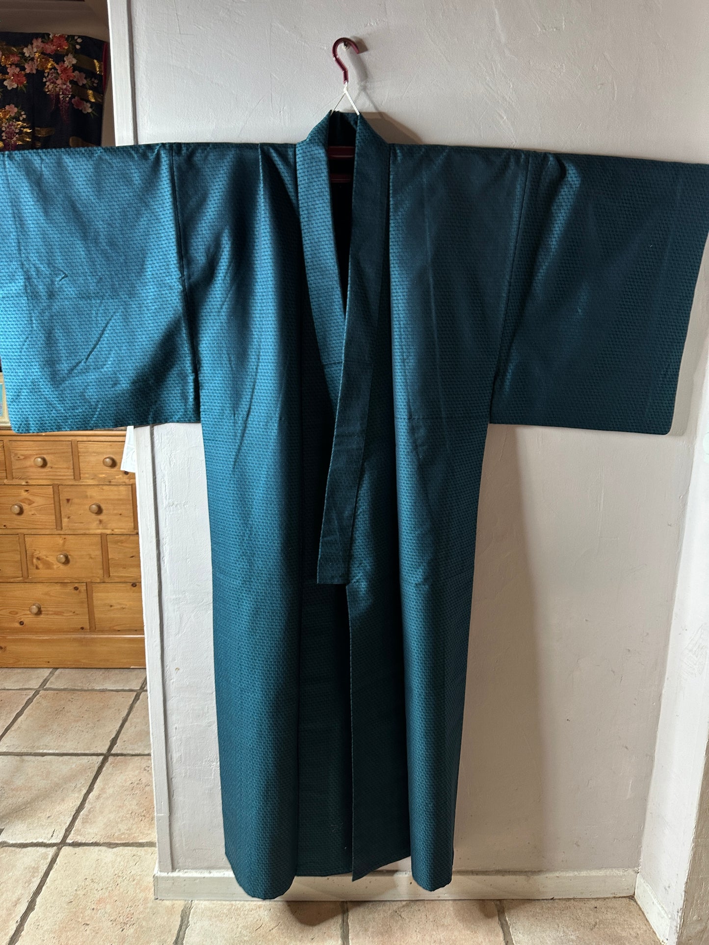 Kimono Homme japonais véritable soie Neuf