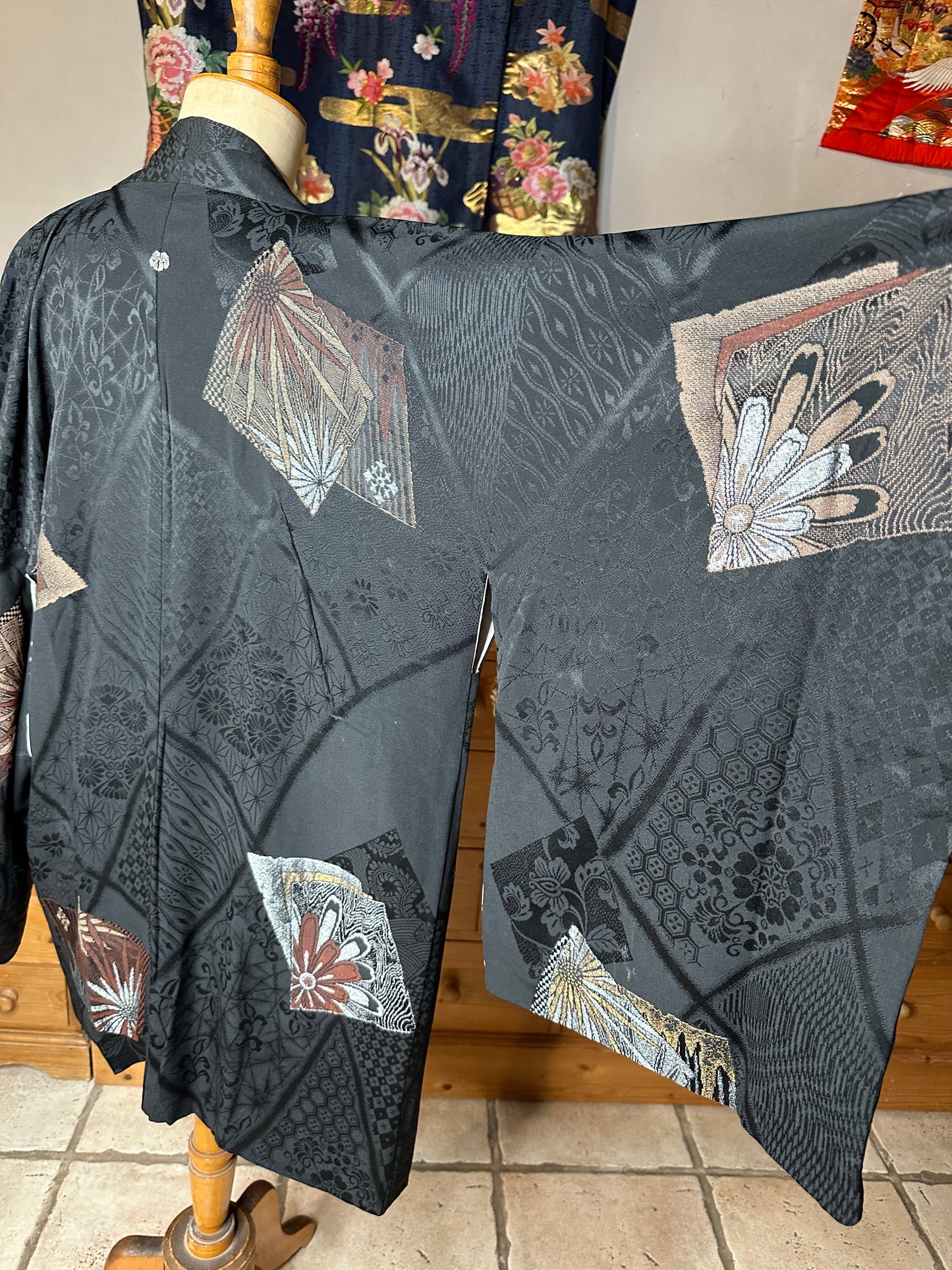 Haori veste kimono japonais Neuen soie