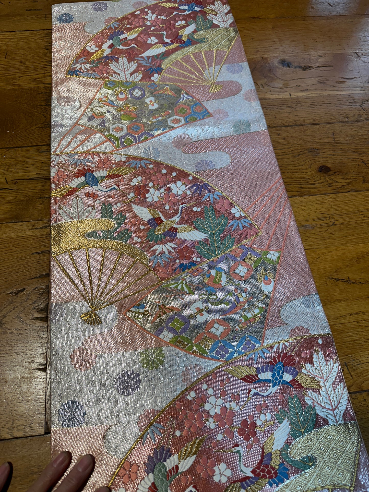 Chemin de table Obi japonais kimono en soie Neuf