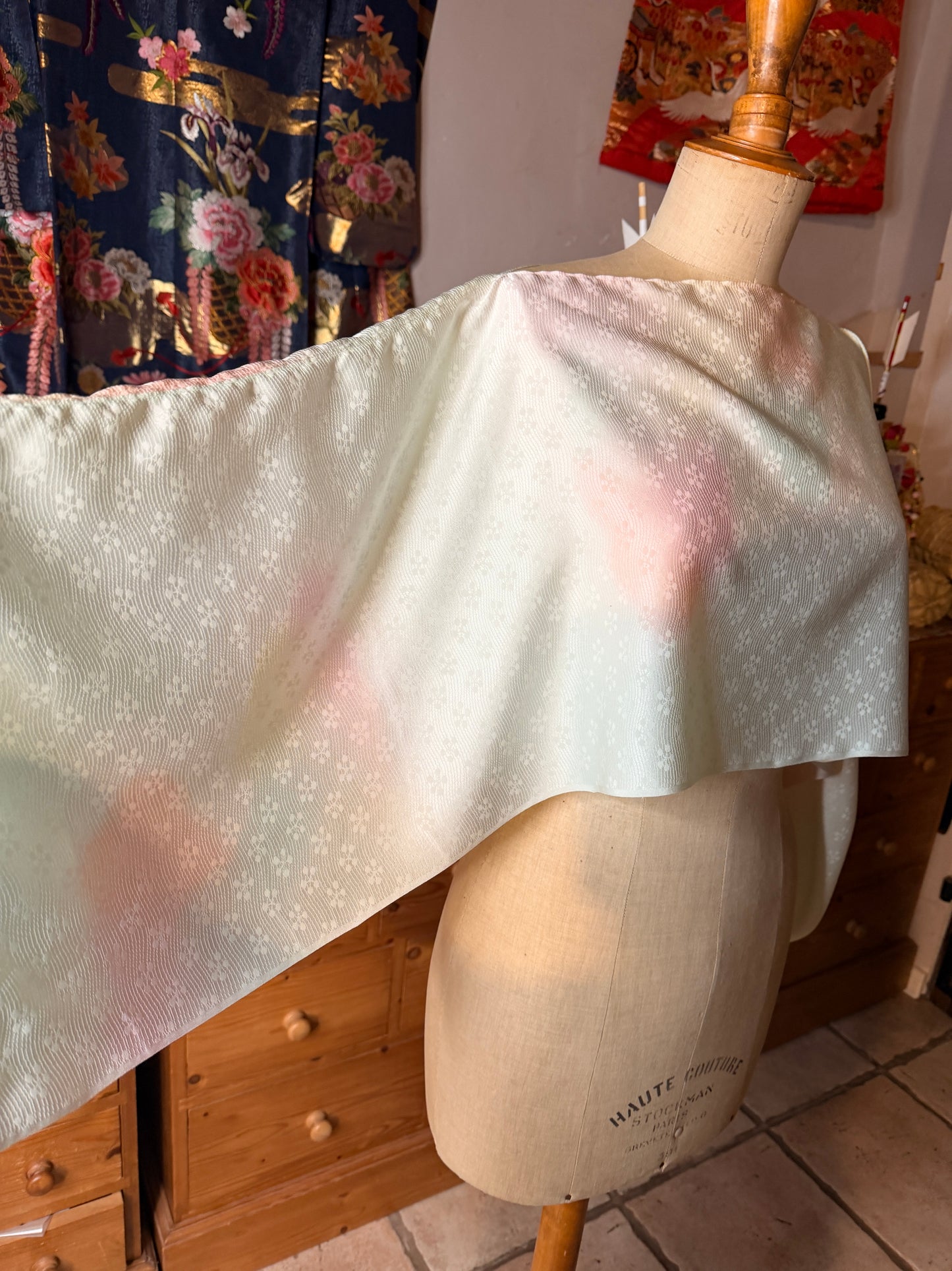 Top tunique 3 en 1 kimono japonais jyuban  en soie Neuf