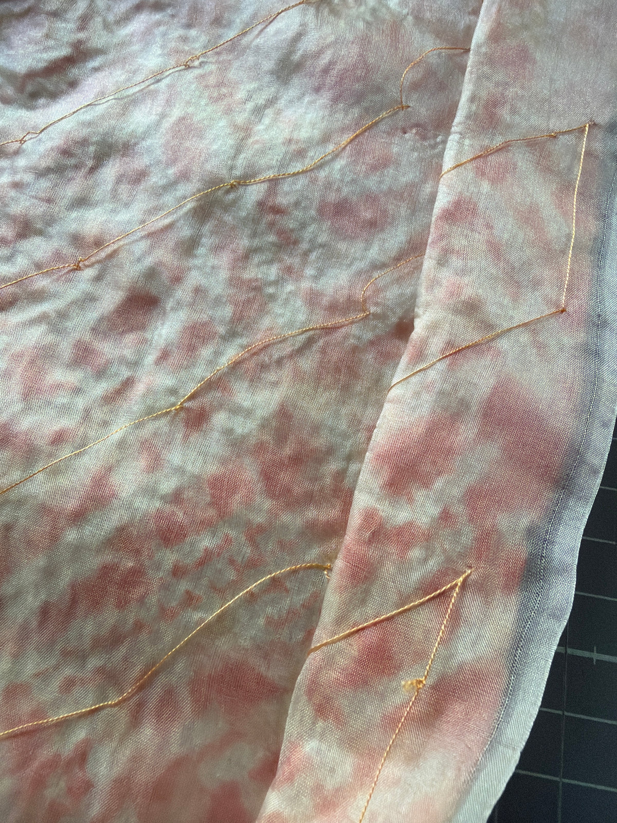 Tour de cou kimono shibori japonais en  soie