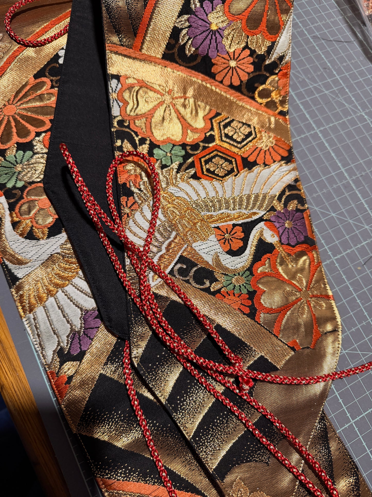 Ceinture Obi kimono japonais en soie