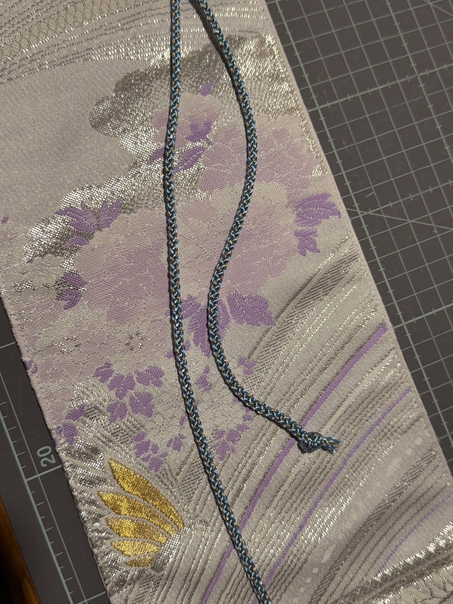 Obi ceinture de kimono japonais avec cordelette