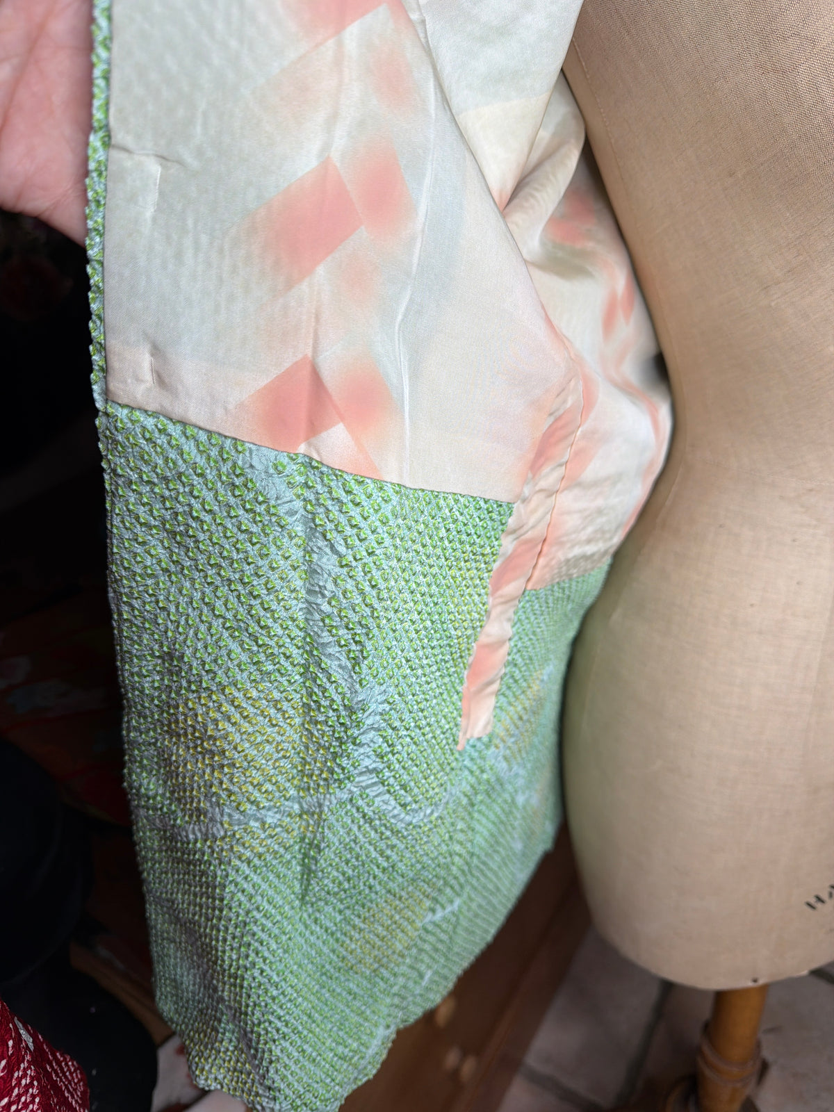 Haori veste de kimono japonais en soie Shibori Neuf