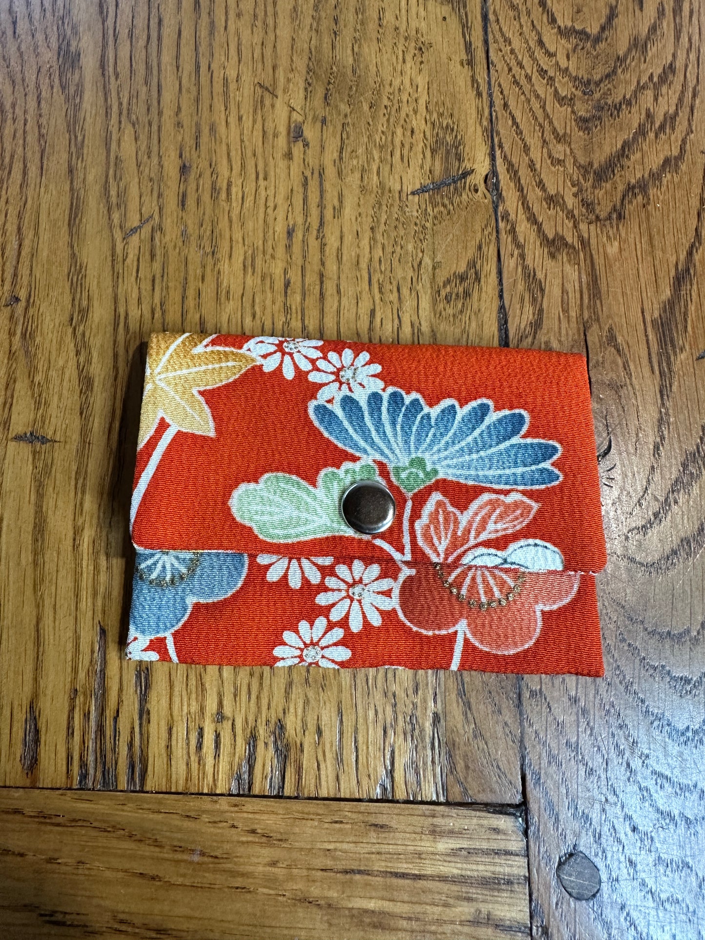 Porte carte kimono japonais en soie